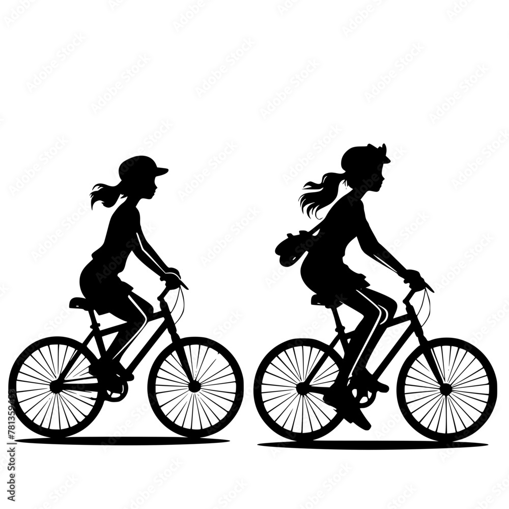 Obraz premium Bicycle SVG, Bike SVG, Bicycle Cut File, Bike Cut File, Bicycle Vector, Bike Vector, Bicycle Clipart, Bike Clipart, Cricut, Png, Silhouette, Mountain Bike Svg bundle, svg files for cricut, digital dow