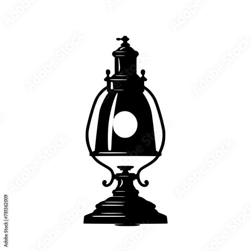 lamp, lantern, isolated, light, old, antique, metal, chess, glass, white, object, vintage, oil, retro, kerosene, black, ancient, candle, king, samovar, equipment, tea, decoration, culture, fire, tradi