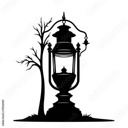 lamp, lantern, isolated, light, old, antique, metal, chess, glass, white, object, vintage, oil, retro, kerosene, black, ancient, candle, king, samovar, equipment, tea, decoration, culture, fire, tradi