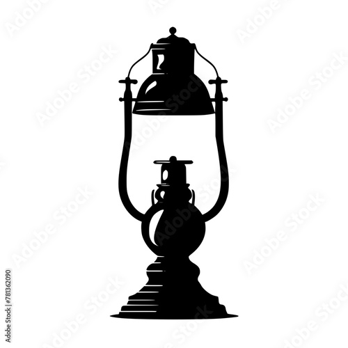 lamp, lantern, isolated, light, old, antique, metal, chess, glass, white, object, vintage, oil, retro, kerosene, black, ancient, candle, king, samovar, equipment, tea, decoration, culture, fire, tradi