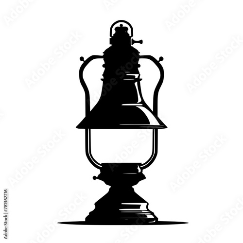 lamp, lantern, isolated, light, old, antique, metal, chess, glass, white, object, vintage, oil, retro, kerosene, black, ancient, candle, king, samovar, equipment, tea, decoration, culture, fire, tradi