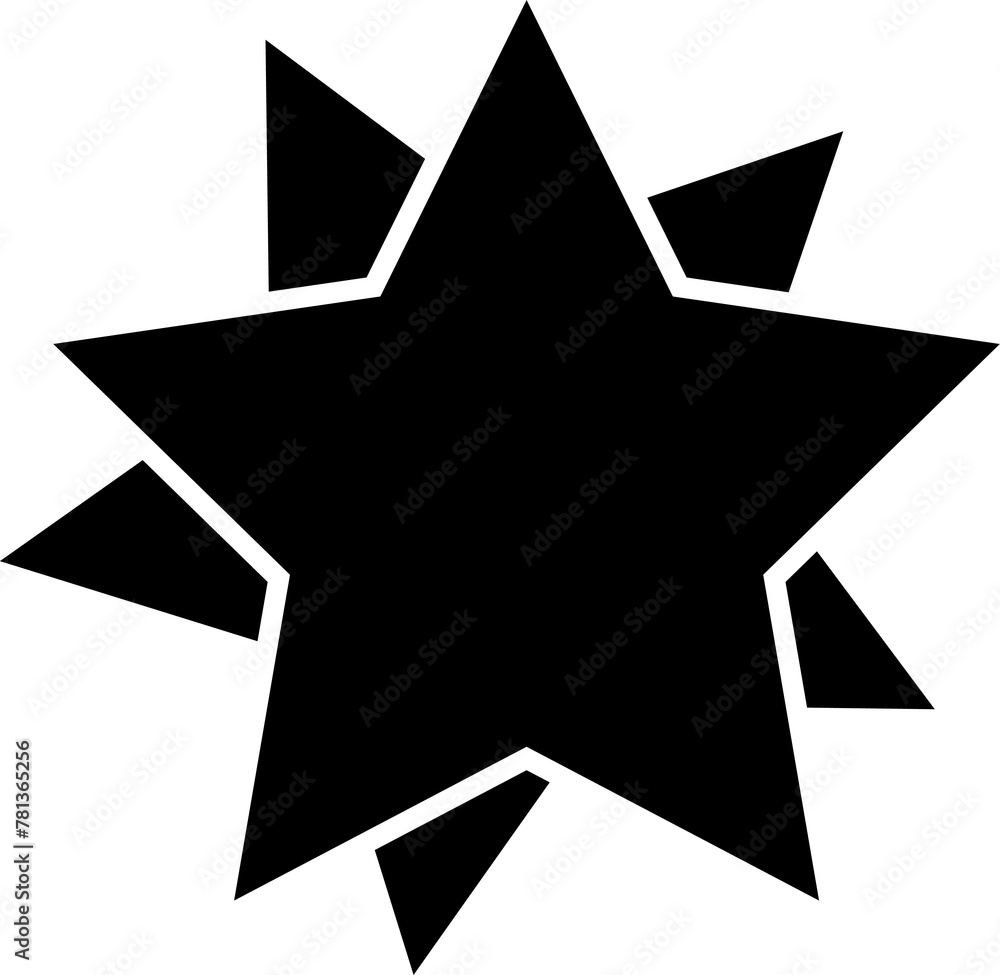 Star icon. Graphic elements design Star icon. Graphic elements design