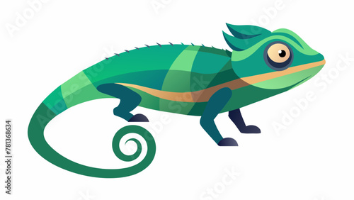 chameleon cartoon illustration © Radha Rani