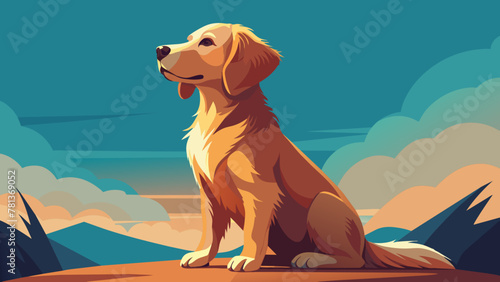 illustration of a dachshund © Radha Rani