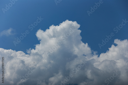 summer blue sky cloud gradient light white background.beauty bright cloud cover in the sun calm cler winter air background.