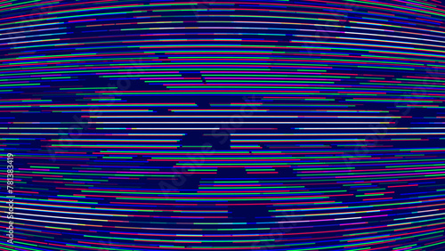 Unique Design Abstract Digital Pixel Noise Glitch Error Screen. Video Damage Overlay Background. Glitched Lines Noise No Signal Effect Design. Vector Illustration.