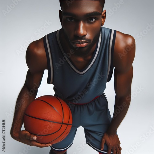 basketball player with ball