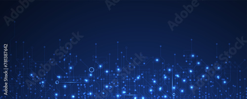 Abstract data background. Futuristic technology style. Elegant digital  background for business cyber presentations.