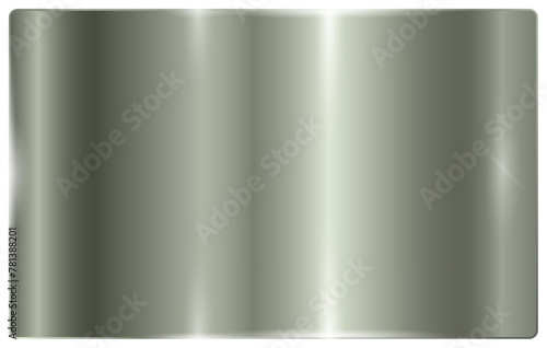 Metallic gradient effect for the design of text and bulletin boards, infographics. The green gradient. The texture of a smooth metal surface. Vector EPS 10.