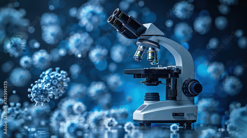 Microscope With Two Microscopes