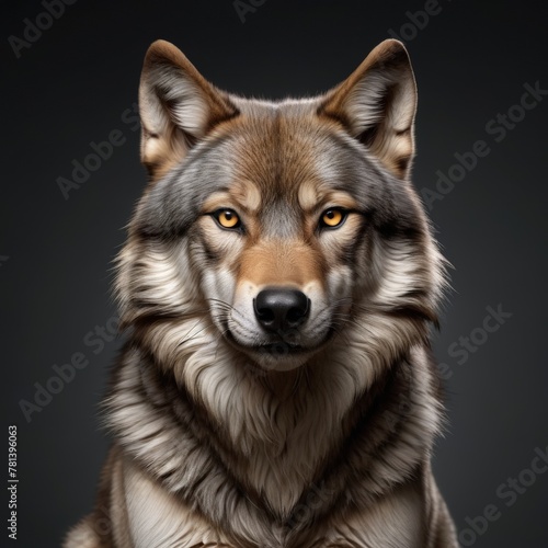 portrait of a wolf © AiDistrict