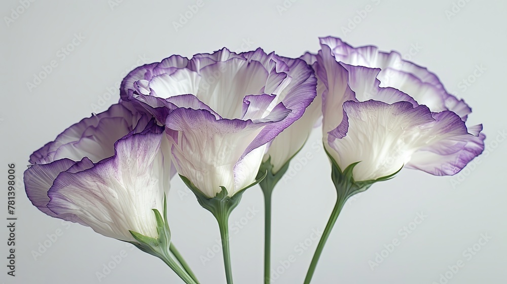 Vibrant Contrast Purple White Eustoma Elegance Vibrant Contrast Purple White Eustoma Elegance