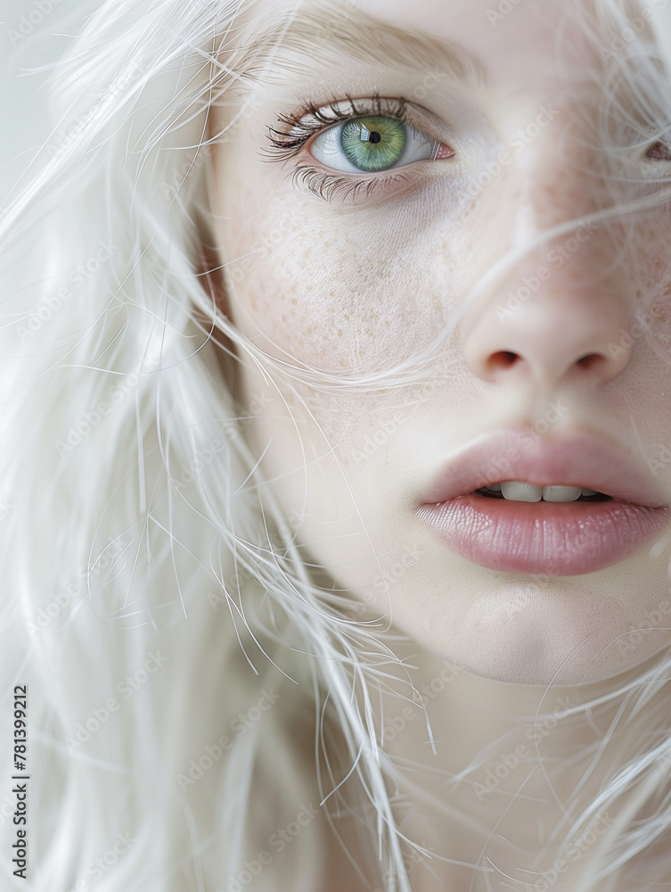 close up portrait of a woman - generative ai close up portrait of a woman - generative ai