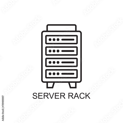 server rack icon , storage icon © fiyu