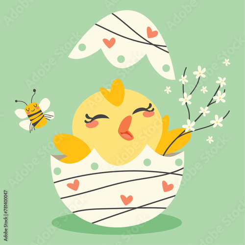 Spring happy easter