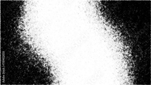 Texture grain noise. Grit sand noise and charcoal background. Gradient halftone vector texture. Halftone dot and spray effects.