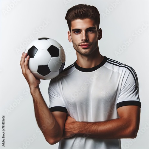 man with soccer ball © Садыг Сеид-заде