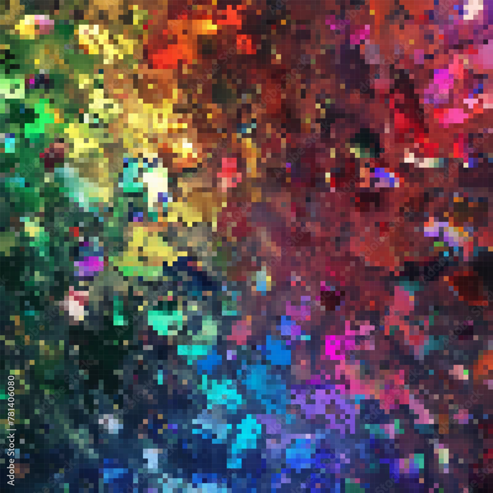 Holographic rainbow liquid metallic color mosaic, vibrant colors, intricate details, highly detailed, digital art