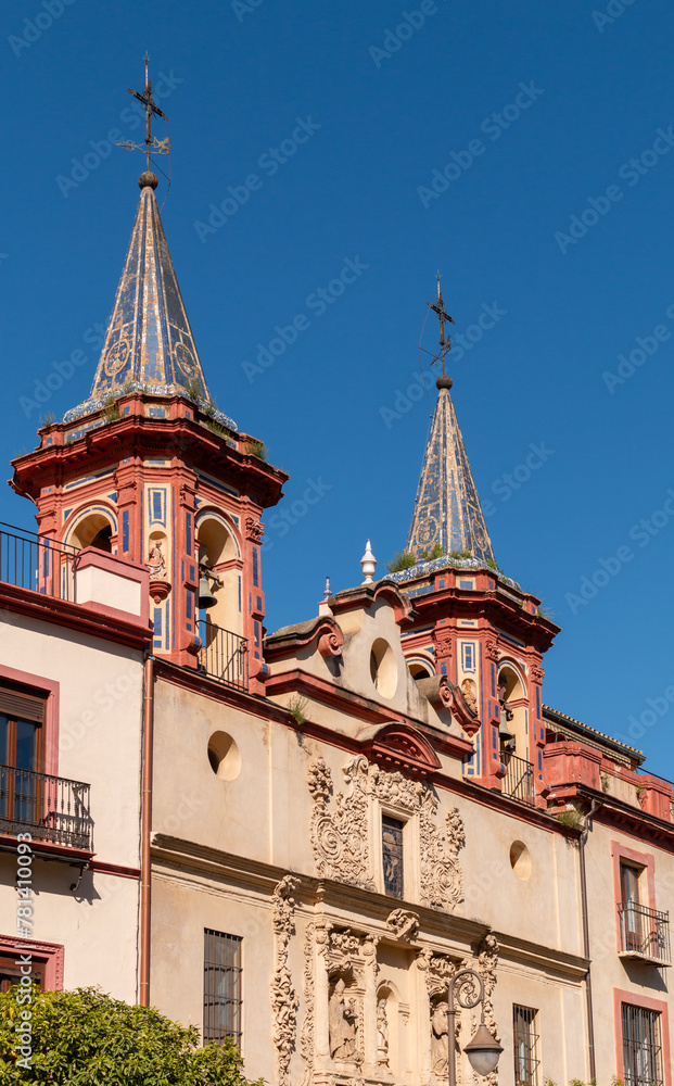 Church hospital of Our Lady of Peace on Plaza del Salvador, Seville. It is also known as the Residence of San Juan de Dios.