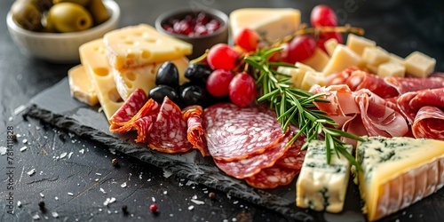 Artisanal charcuterie and gourmet cheese Board offer premium deliciousness for the discerning taste buds.