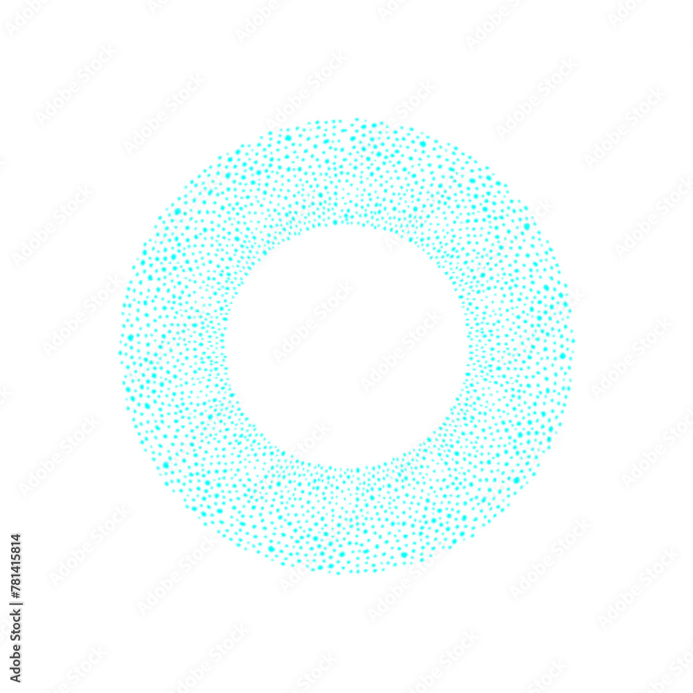 Neon Circle Frame Pattern Neon Circle Frame Pattern