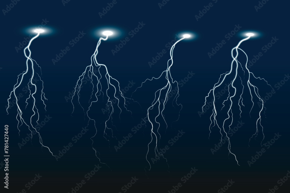 Realistic lightning effect