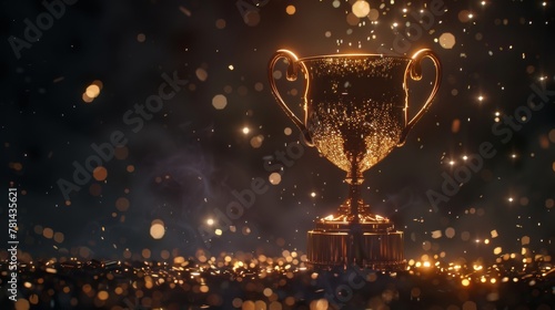 The Glowing Trophy of Victory