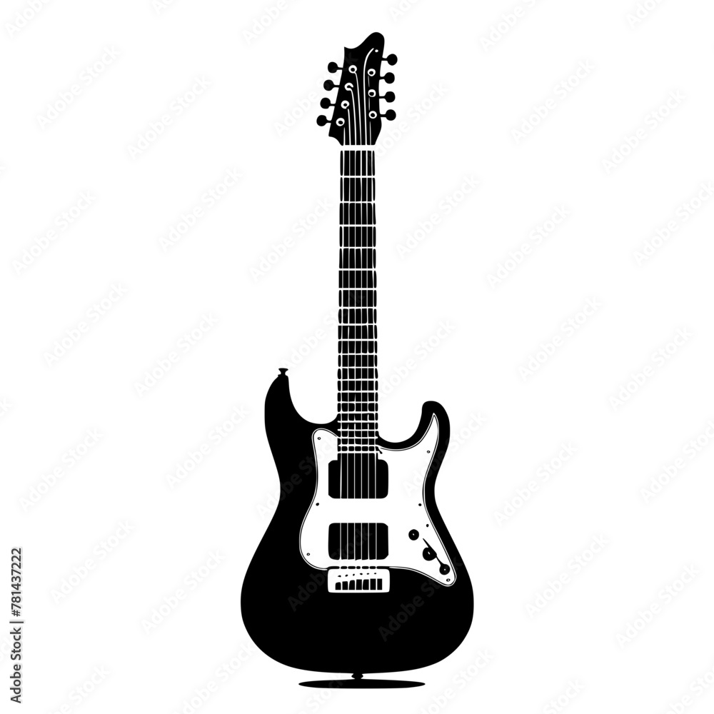 Obraz premium Bass Guitar Svg, Guitar png, Guitar Silhouette, Guitar Shape SVG, Guitar SVG, Guitarist PNG, Guitarist Vector, Guitar Player Vector, Music Svg, Guitarist SVG, Musician SVG, Guitarist Clipart, Music No