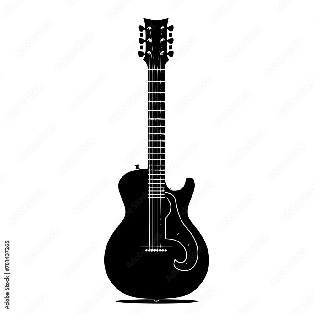 Obraz premium Bass Guitar Svg, Guitar png, Guitar Silhouette, Guitar Shape SVG, Guitar SVG, Guitarist PNG, Guitarist Vector, Guitar Player Vector, Music Svg, Guitarist SVG, Musician SVG, Guitarist Clipart, Music No