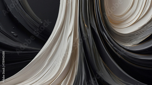 Fototapeta Naklejka Na Ścianę i Meble -  Premium quality Generative AI illustration, fantasy digital art, liquid solid material unusual texture