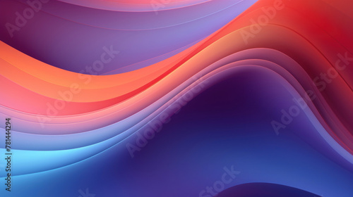 Abstract colorful background with waves as wallpaper illustration