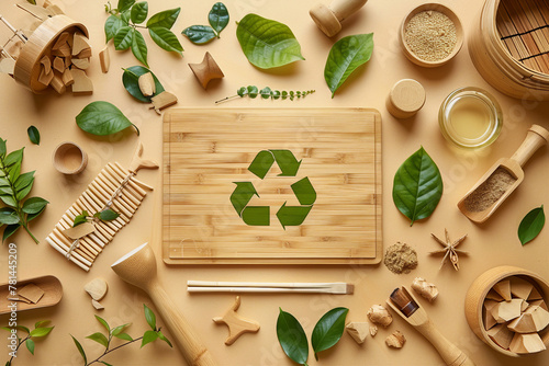 Wallpaper Mural Generative AI conceptual illustration development of garbage recycling reusage clean safe planet Torontodigital.ca