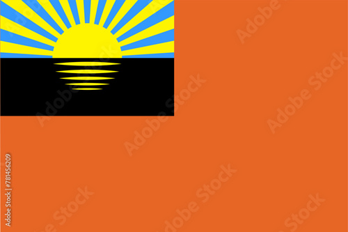 Flag of Shakhtarsk photo