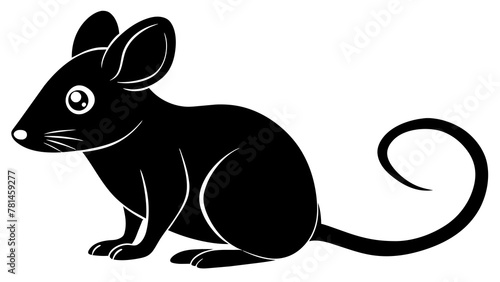 rat sitting and svg file © Ayon