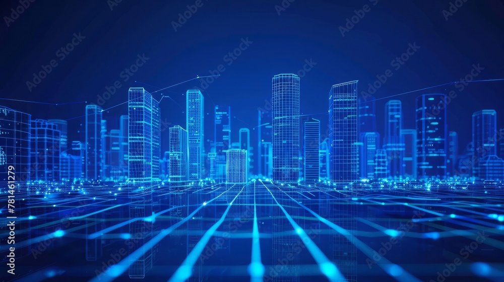 Blue Tech Digital City