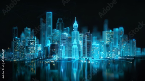 Blue Tech Digital City