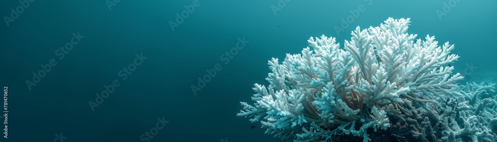 A minimalist style of an ocean coral A minimalist style of an ocean coral