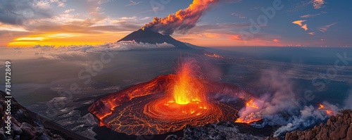 Fuego volcano photo