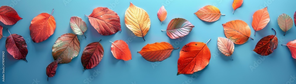 Obraz premium A minimalist style of an autumn concept