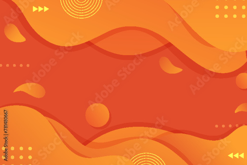 Abstract background of orange design
