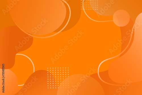 Orange color abstract background design