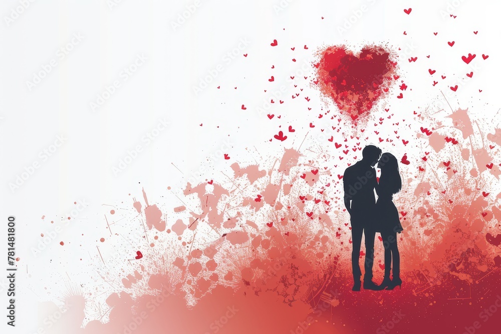 Silhouettes and Shadows in Love Art: Shared Experiences and Commitment Visualized Through Abstract and Minimalist Design Techniques Silhouettes and Shadows in Love Art: Shared Experiences and Commitment Visualized Through Abstract and Minimalist Design Techniques
