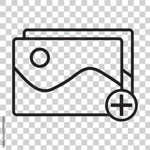 Picture icon vector. photo gallery sign and symbol. image icon eps10