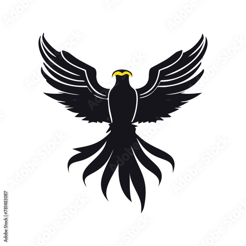 Eagle heads black and white vector, the Head of an eagle in the form of a stylized tattoo. Eagle Mascot Vector Illustration, eagle silhouette, logo, icon, design vector illustration for graphic design