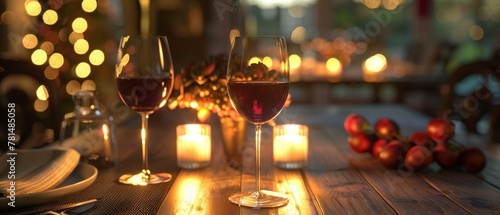 Elegant wine tasting event, medium shot, soft ambient lighting, sophisticated atmosphere, traditional setting photo