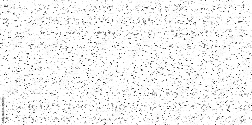 Obraz premium Grunge texture black and white background. Abstract monochrome pattern dust messy background. vintage dust grunge texture on isolated white background. 