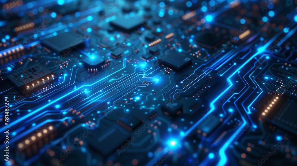 artificial intelligence with a style The majority of the image is left blank, enveloped by a dull dark blue color theme and low saturation A subtle artificial intelligence with a style The majority of the image is left blank, enveloped by a dull dark blue color theme and low saturation A subtle