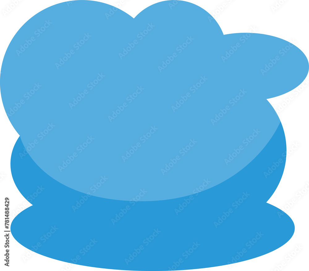 Blue Cloudscape Illustration Blue Cloudscape Illustration