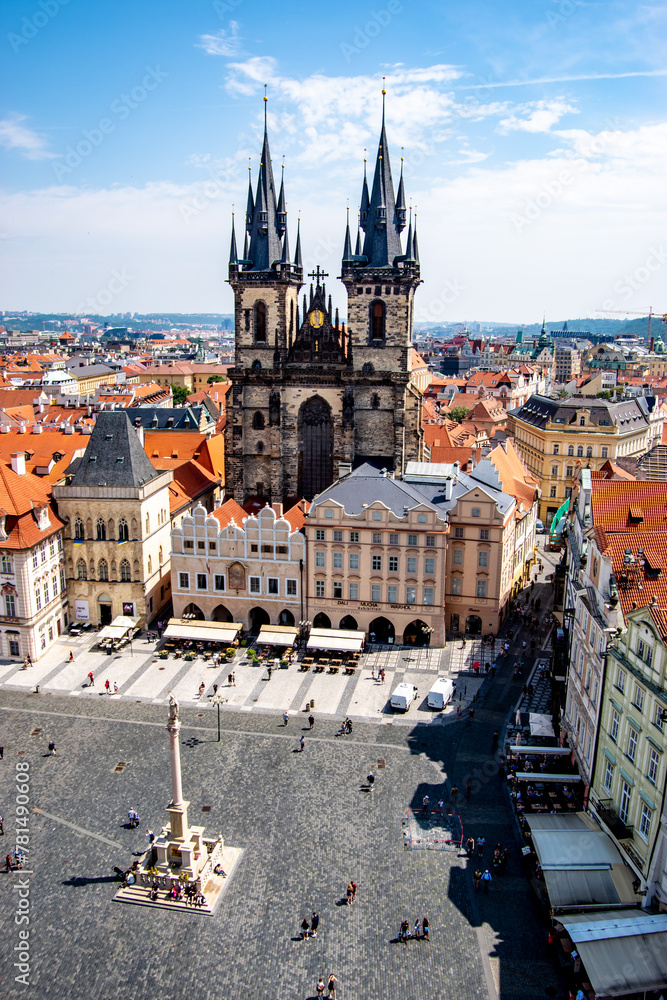 Obraz premium Old town square in Prague city