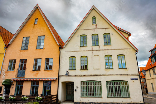 Medieval and Hansa inspired  living area Jakriborg in Hjarup, Sweden © StellaSalander